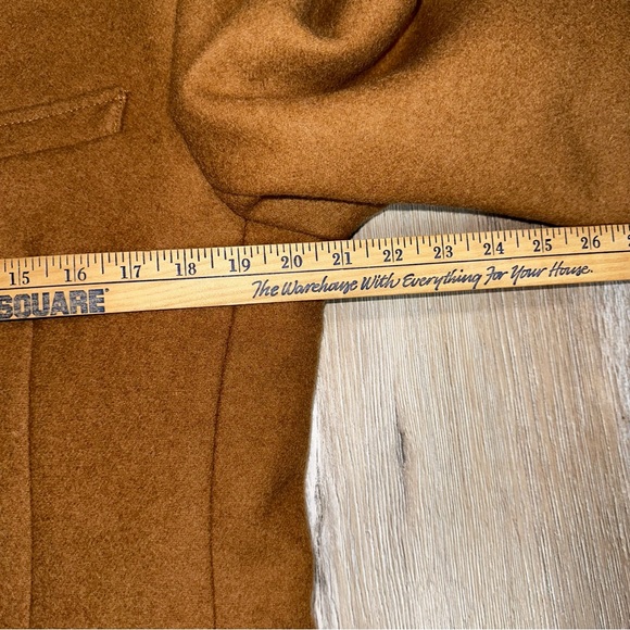 J.Crew Factory Men's Size 38 Thompson Wool Blend Top Coat Preppy Casual Camel - Picture 14 of 16